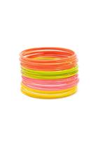 Forever21 Assorted Neon Bangle Set