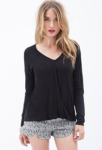 Forever21 Contemporary Refined Surplice Top