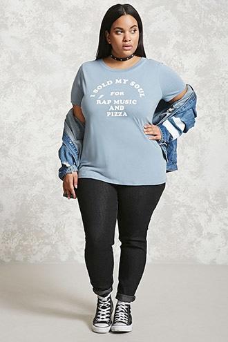 Forever21 Plus Size I Sold My Soul Tee