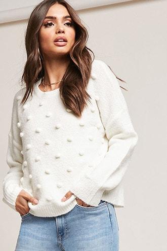 Forever21 Pom Pom Sweater