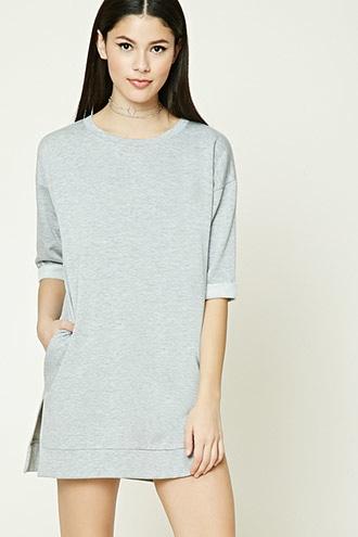 Forever21 Vented Fleece Tunic