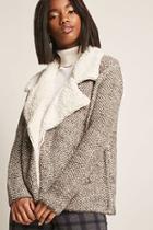 Forever21 Dex Usa Faux Shearling Jacket
