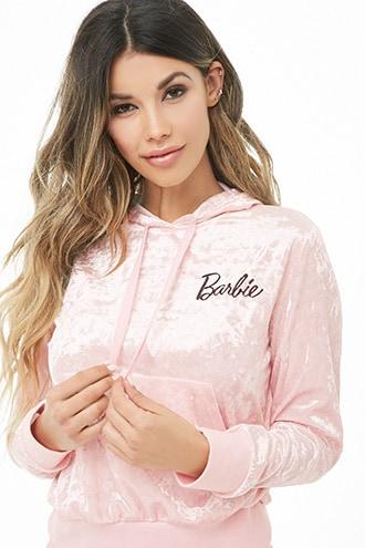 Forever21 Crushed Velvet Barbie Top