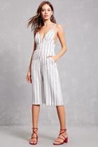 Forever21 Striped Cami Jumpsuit