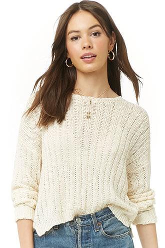 Forever21 Boxy Open-knit Sweater