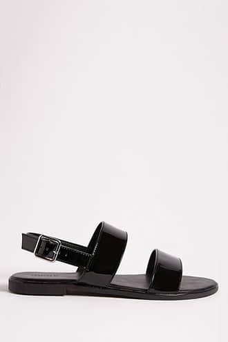 Forever21 Faux Patent Leather Sandals