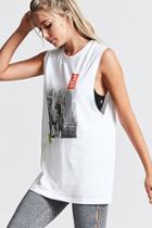 Forever21 Active Graphic Muscle Tee