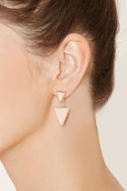 Forever21 Blush & Gold Faux Stone Ear Jackets