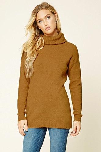 Love21 Women's  Ginger Contemporary Turtleneck Sweater