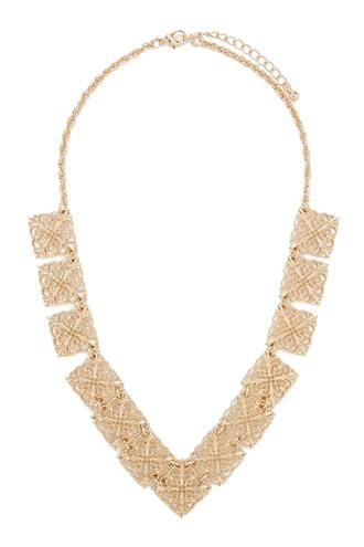 Forever21 Filigree Collar Necklace