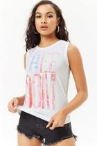 Forever21 Tie-dye Usa Graphic Tee