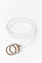 Forever21 O-ring Transparent Waist Belt