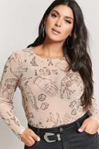 Forever21 Plus Size Yuki Haze 1995 Graphic Top