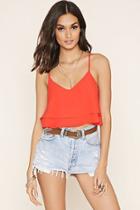 Forever21 Women's  Layer Cropped Cami
