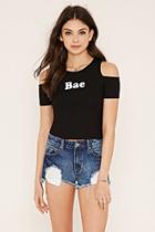 Forever21 Women's  Bae Graphic Top