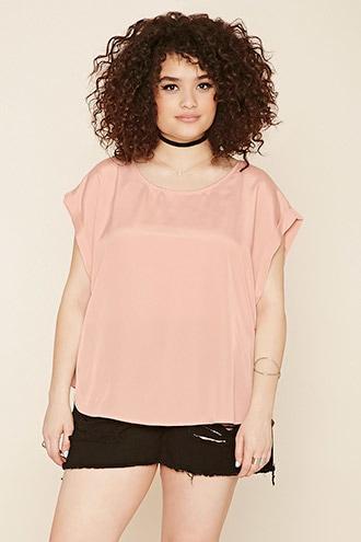 Forever21 Plus Women's  Plus Size Chiffon Blouse