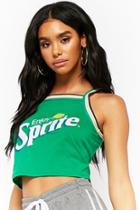 Forever21 Sprite Cropped Tank Top