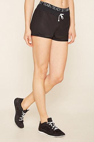 Forever21 Women's  Black Active Ready Set Train Shorts