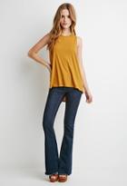 Forever21 Button-back Trapeze Top