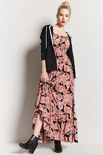 Forever21 Scoop-back Maxi Dress