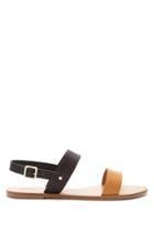 Forever21 Two-tone Faux Leather Sandals