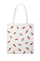 Forever21 Chili Pepper Canvas Tote Bag