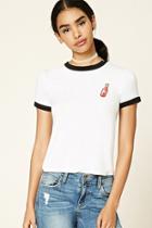 Forever21 Hot Sauce Graphic Ringer Tee