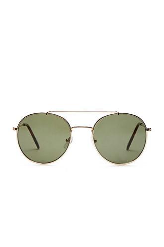 Forever21 Rounded Aviator Sunglasses