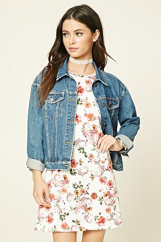 Forever21 Women's  Floral Y-back Cami Dress