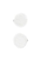Forever21 Cream Pom-pom Hair Clip Set