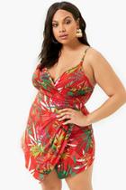 Forever21 Plus Size Tropical Print Romper