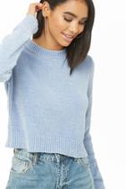 Forever21 Ribbed-trim Chenille Sweater