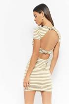 Forever21 Cutout Striped Dress