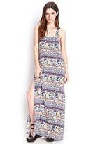Forever21 Y-back Printed Maxi Dress