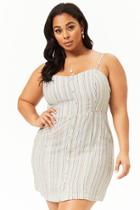 Forever21 Plus Size Striped Linen Cami Dress