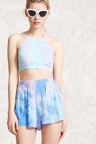 Forever21 Pleated Tie-dye Shorts