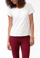 Forever21 Women's  Relaxed Sequined Top
