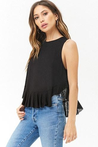 Forever21 Ruffle Hem Top