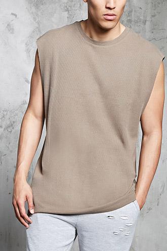 Forever21 Waffle Knit Muscle Tee