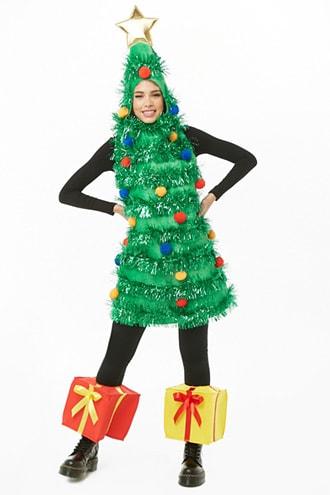 Forever21 Decorated Holiday Tree Dress
