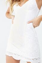 Forever21 Embroidered Mesh Lace Dress