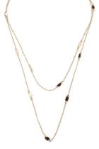 Forever21 Gold Charm Longline Necklace