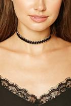 Forever21 Velvet Cutout Choker