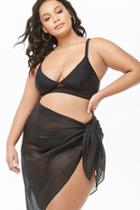 Forever21 Plus Size Sheer Sarong Swim Cover-up