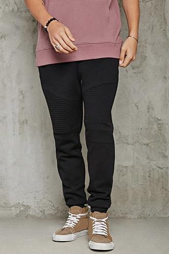 Forever21 Ribbed Moto Sweatpants