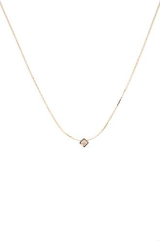 Forever21 Geo Cube Pendant Necklace