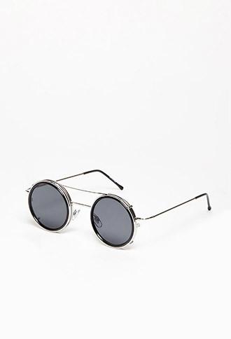 Forever21 Spitfire Sonic Sunglasses (silver/black)