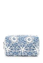 Forever21 Floral Crochet Makeup Bag
