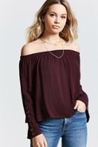 Forever21 Contemporary Bell-sleeve Top