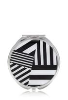 Forever21 Geo Print Compact Mirror (black/white)
